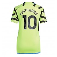 Fotballdrakt Dame Arsenal Emile Smith Rowe #10 Bortedrakt 2023-24 Kortermet